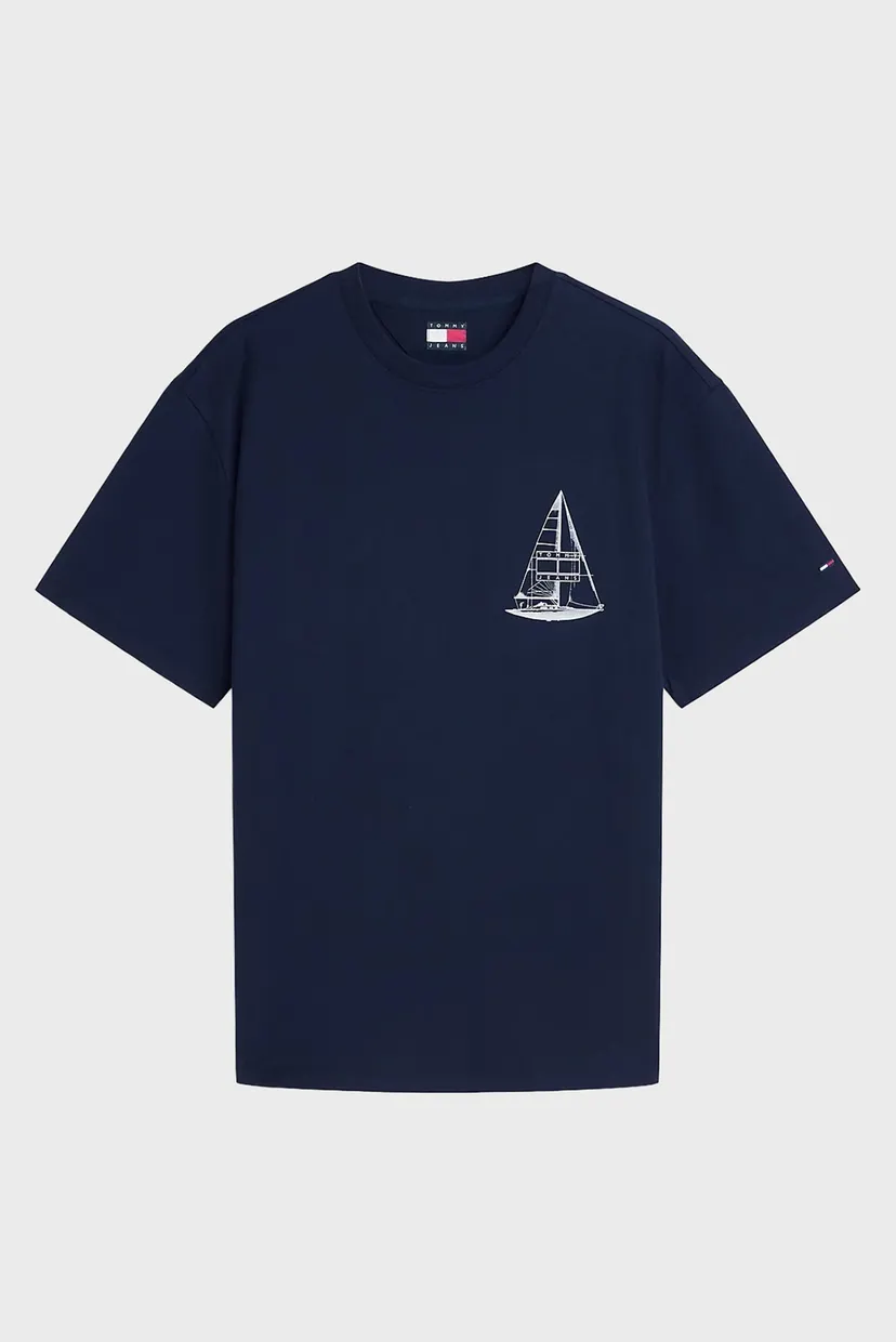 Чоловіча темно-синя футболка RLX SAILBOAT SS TEE 5