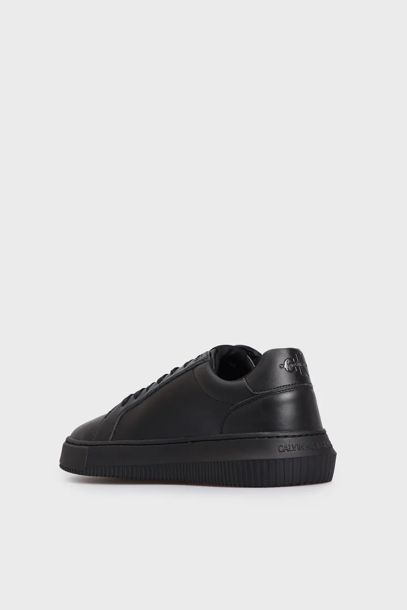 Чоловічі чорні шкіряні снікерcи CHUNKY CUPSOLE MONO LTH 5