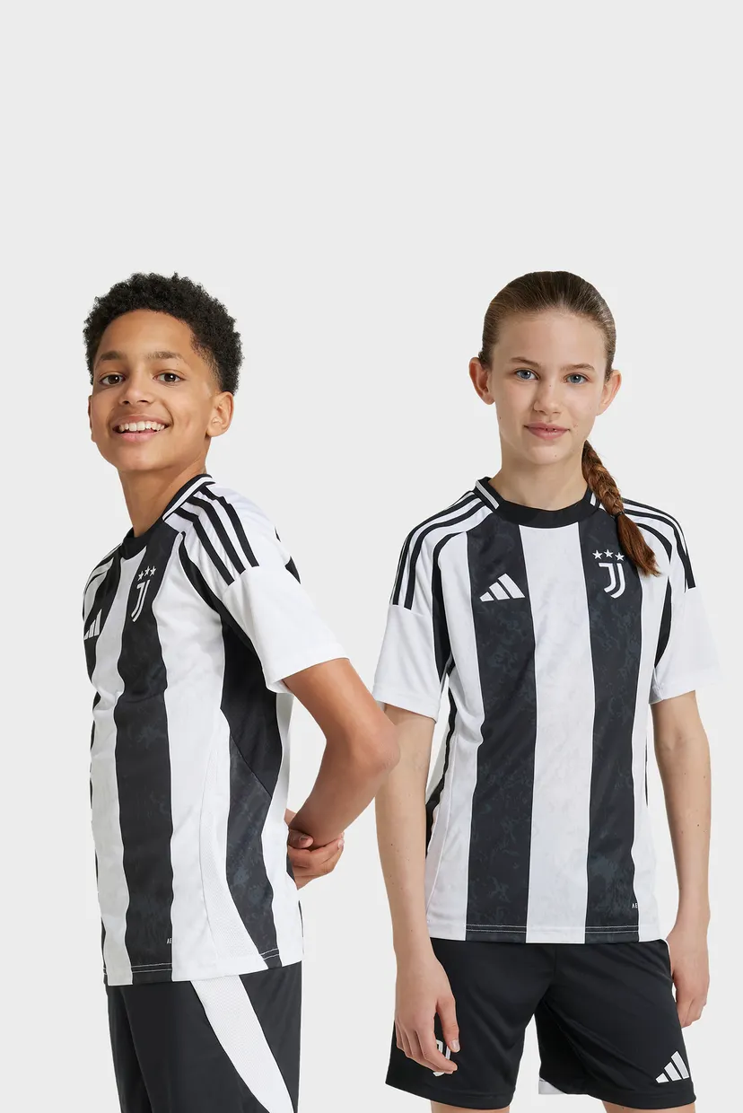 Дитяча біла футболка у смужку Juventus 24/25 4