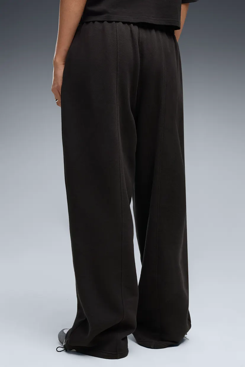 Жіночі чорні спортивні штани Essentials Slouchy Pintuck Oversized Pants Women 3