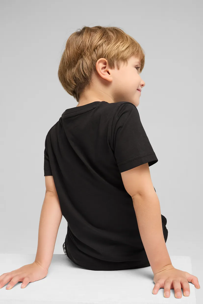 Детская черная футболка ESS No. 1 Logo Tee Kids 3