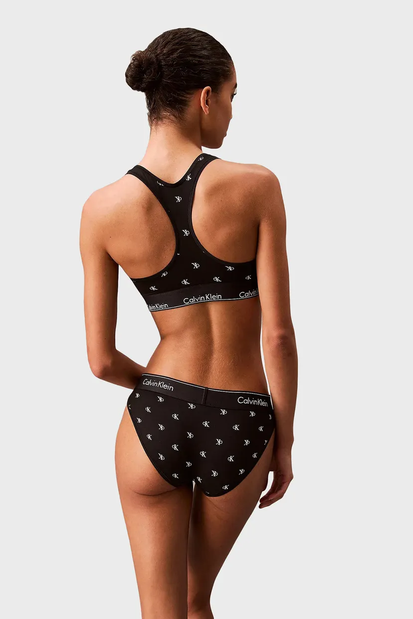 Жіночий чорний топ з візерунком UNLINED BRALETTE 3