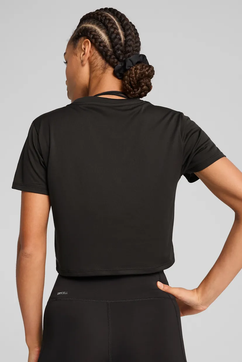 Женская черная футболка TAD ESSENTIALS Baby Tee Women 3