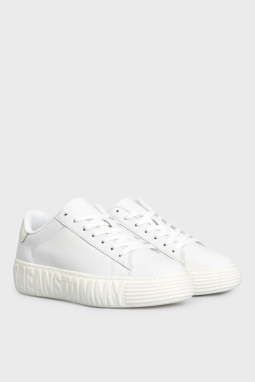 Жіночі білі шкіряні снікерcи TJW NEW CUPSOLE LEATHER LC 3