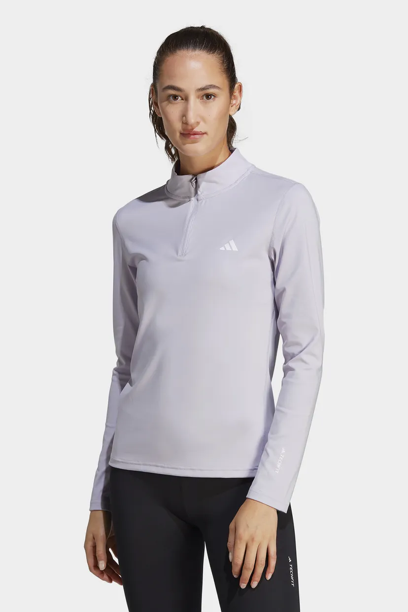 Лонгслив для тренировок Techfit Quarter-Zip adidas IC1825 — MD-Fashion