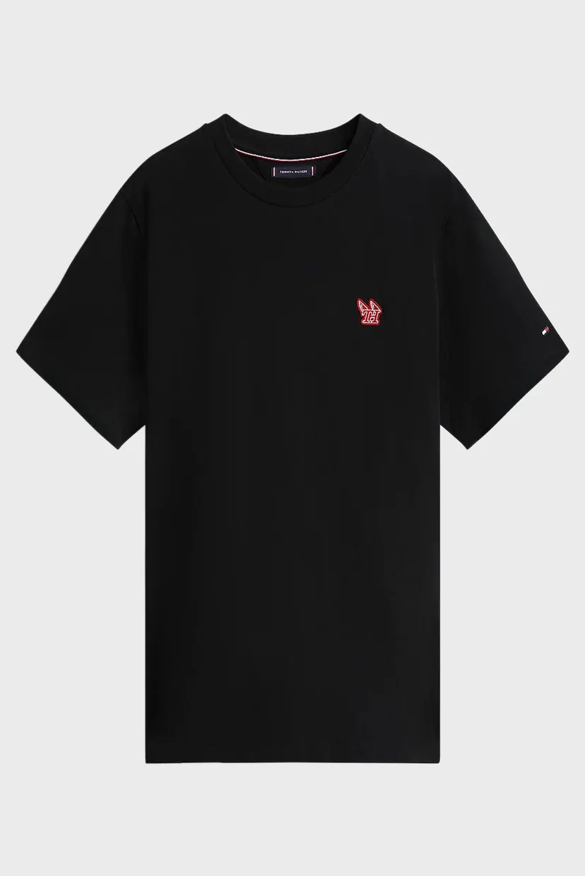 Чоловіча чорна футболка MODERN ATHLEISURE H BADGE TEE 5