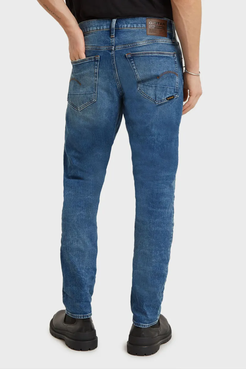 Чоловічі сині джинси 3301 Straight Tapered 3