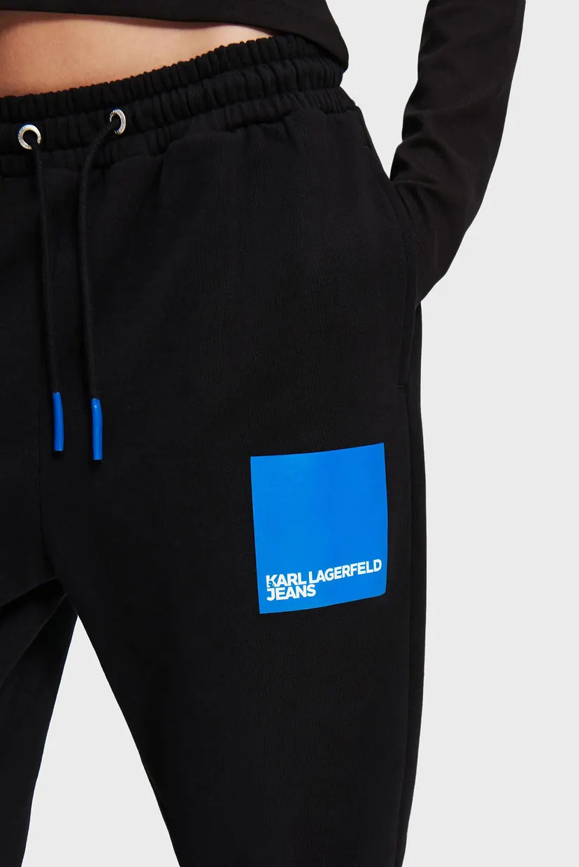 Женские черные спортивные брюки KLJ RELAXED SWEATPANT 4