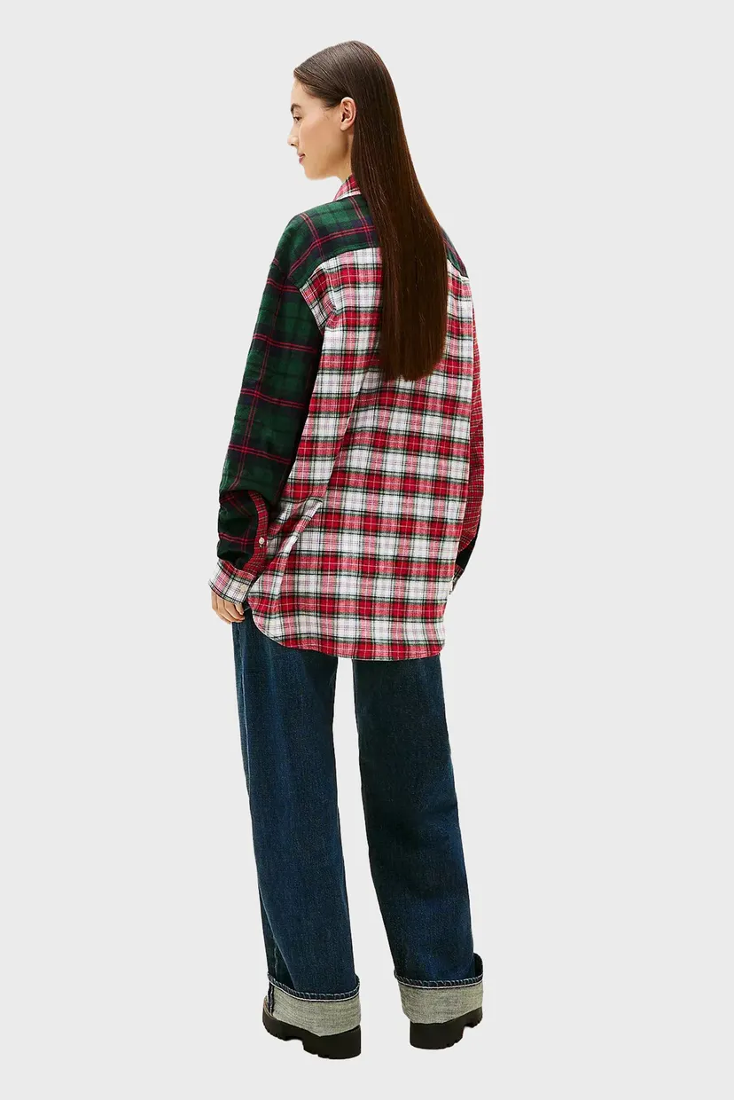Женская рубашка в клетку TOMMY GIRL TARTAN 4