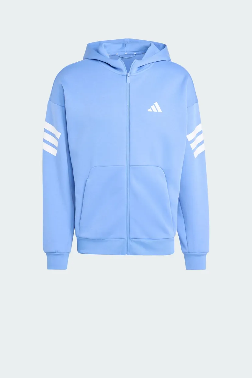 Мужское голубое худи Future Icons 3-Stripes 6