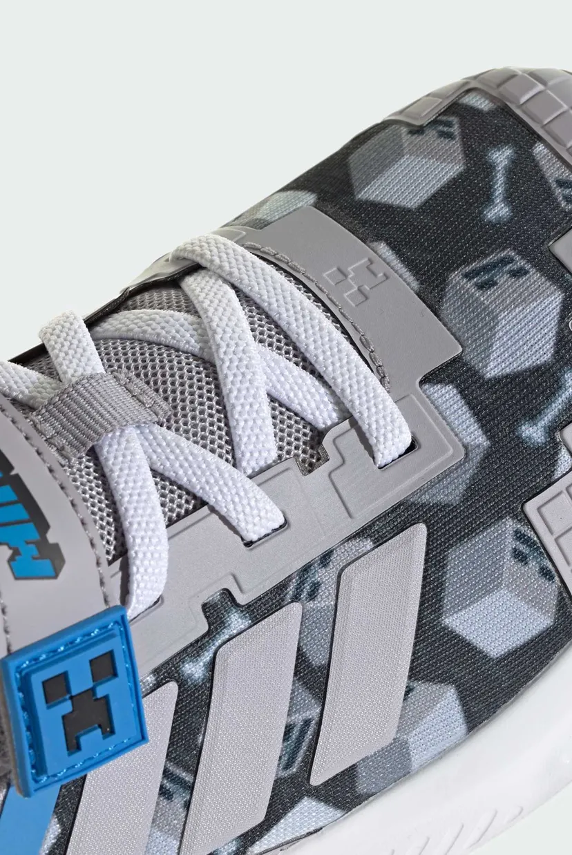 Дитячі сірі кросівки ADIDAS MINECRAFT FORTARUN 4.0 CHILDREN 8