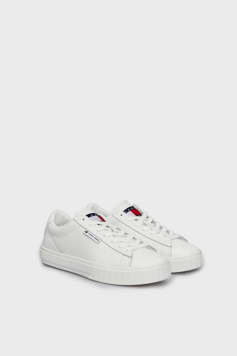 Женские белые кожаные сникерcы TJW CUPSOLE SNEAKER ESS 3