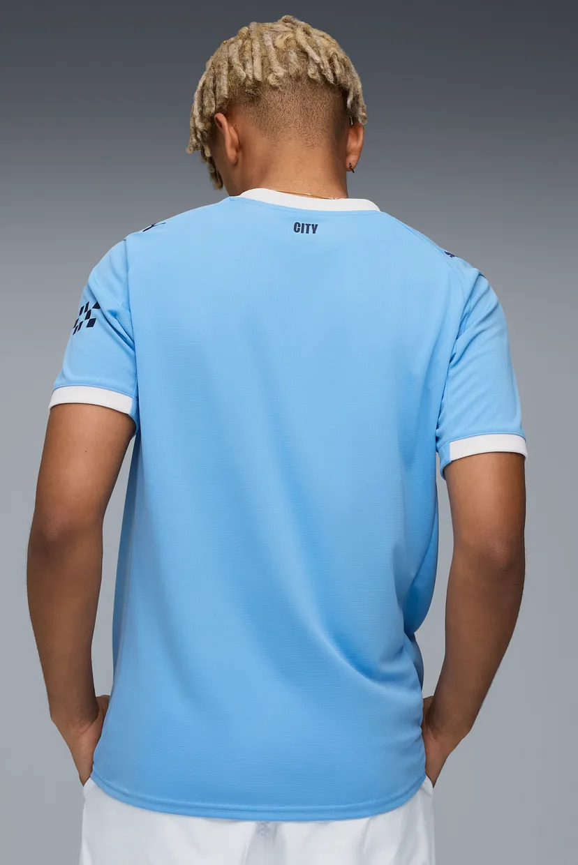 Мужская голубая футболка Manchester City 25/26 Home Jersey Men 3