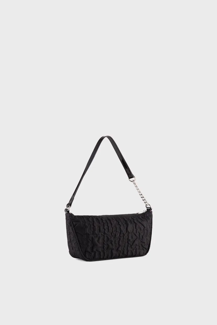 Женская черная сумка STRATA Long Flute Bag 3