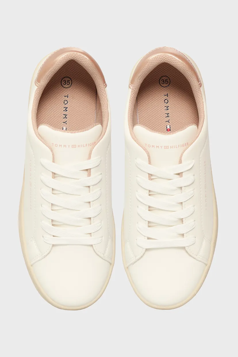 Дитячі білі снікерси LOW CUT LACE-UP 4