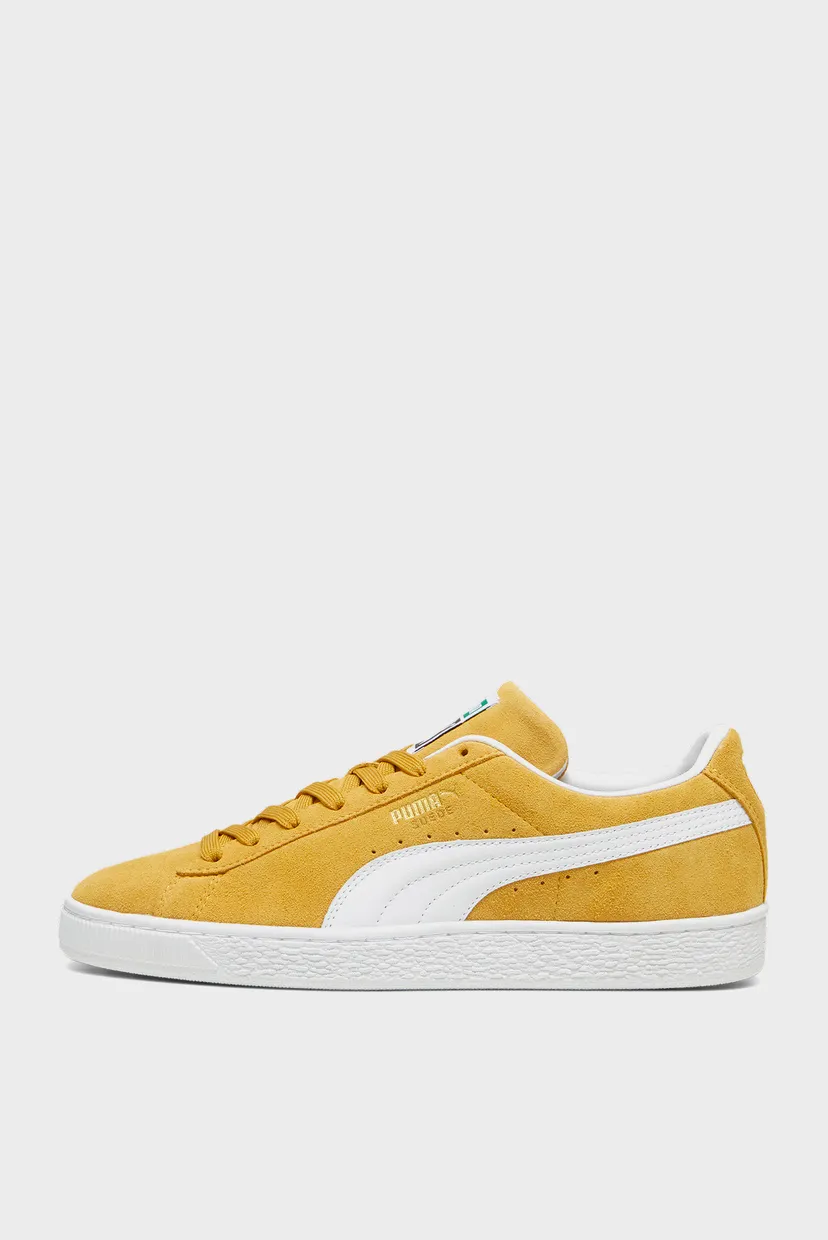 Желтые замшевые сникерсы Suede Classic Sneakers Unisex 4