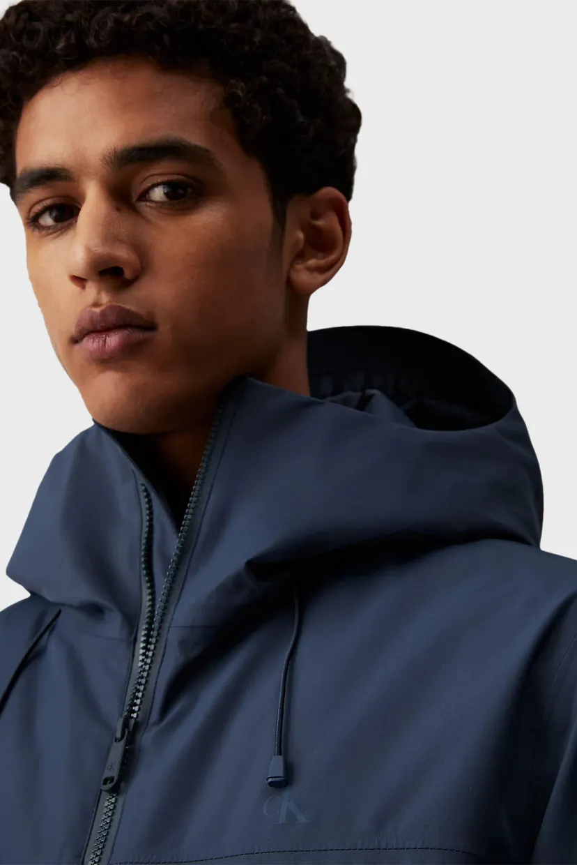 Мужская темно-синяя куртка TECHNICAL SHORT PARKA 4