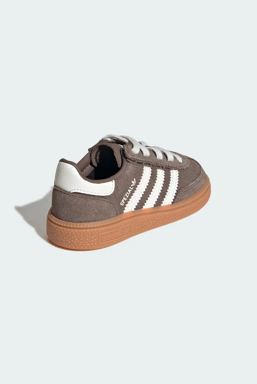 Дитячі коричневі замшеві снікерси Handball Spezial Comfort Closure Elastic Lace Kids 3