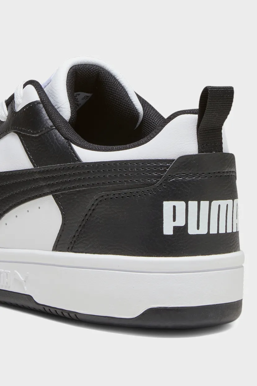 Чорні шкіряні снікерси Rebound V6 Low Sneakers 6