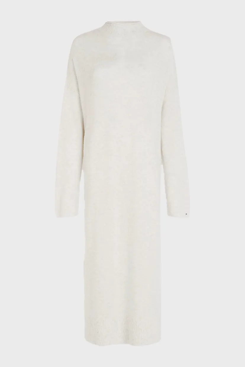 Женское белое шерстяное платье SOFT WOOL MIDI 5