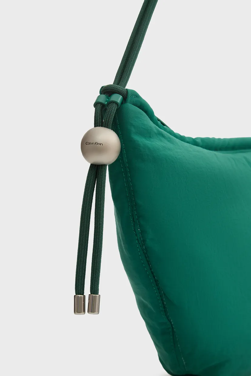 Женская зеленая сумка NYLON CORD SMALL HOBO BAG 5