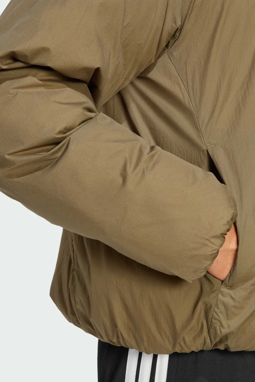 Чоловічий оливковий пуховик Essentials Climawarm Puffer 4