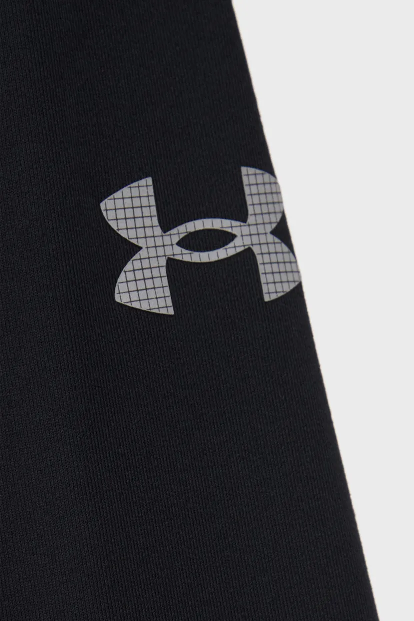 Чоловічий чорний лонгслів UA TRAIL RUN QUARTER ZIP 4