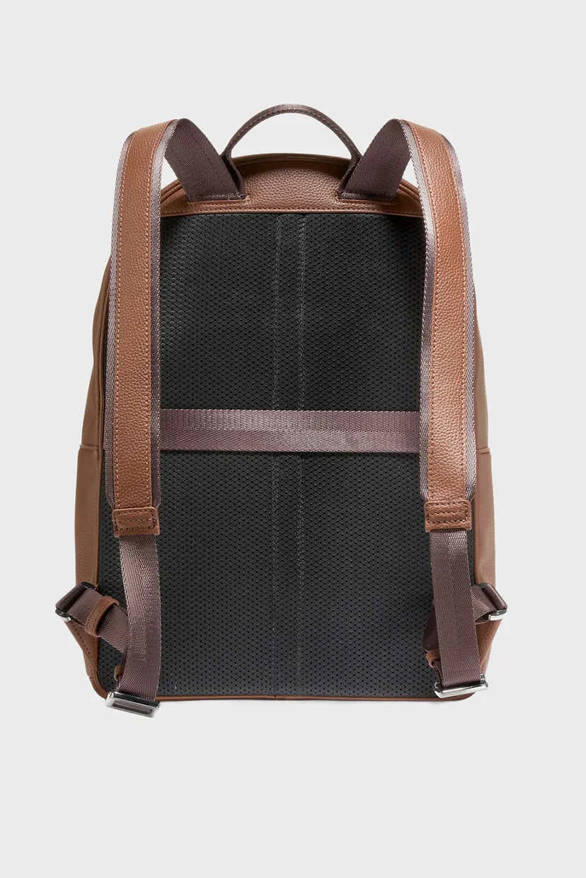 Мужской коричневый кожаный рюкзак Belmont Backpack 3