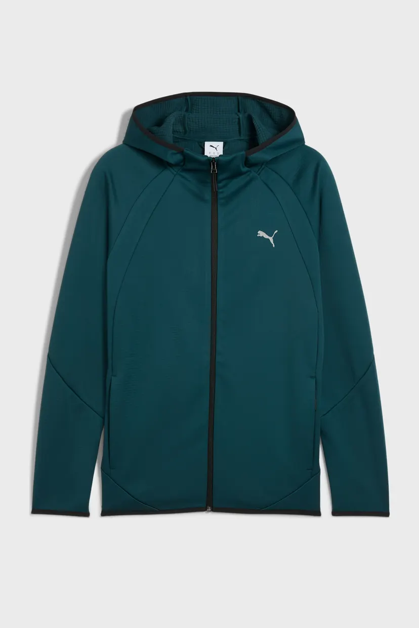 Мужское темно-зеленое худи Evostripe Warm Hoodie Men 4