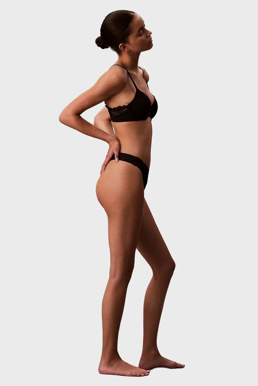 Жіночі чорні трусики THONG 5