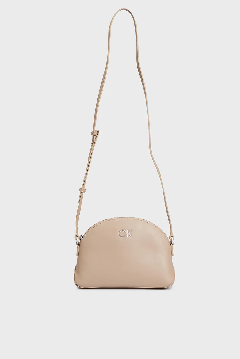 Женская бежевая сумка RE-LOCK SEASONAL CROSSBODY MD 6