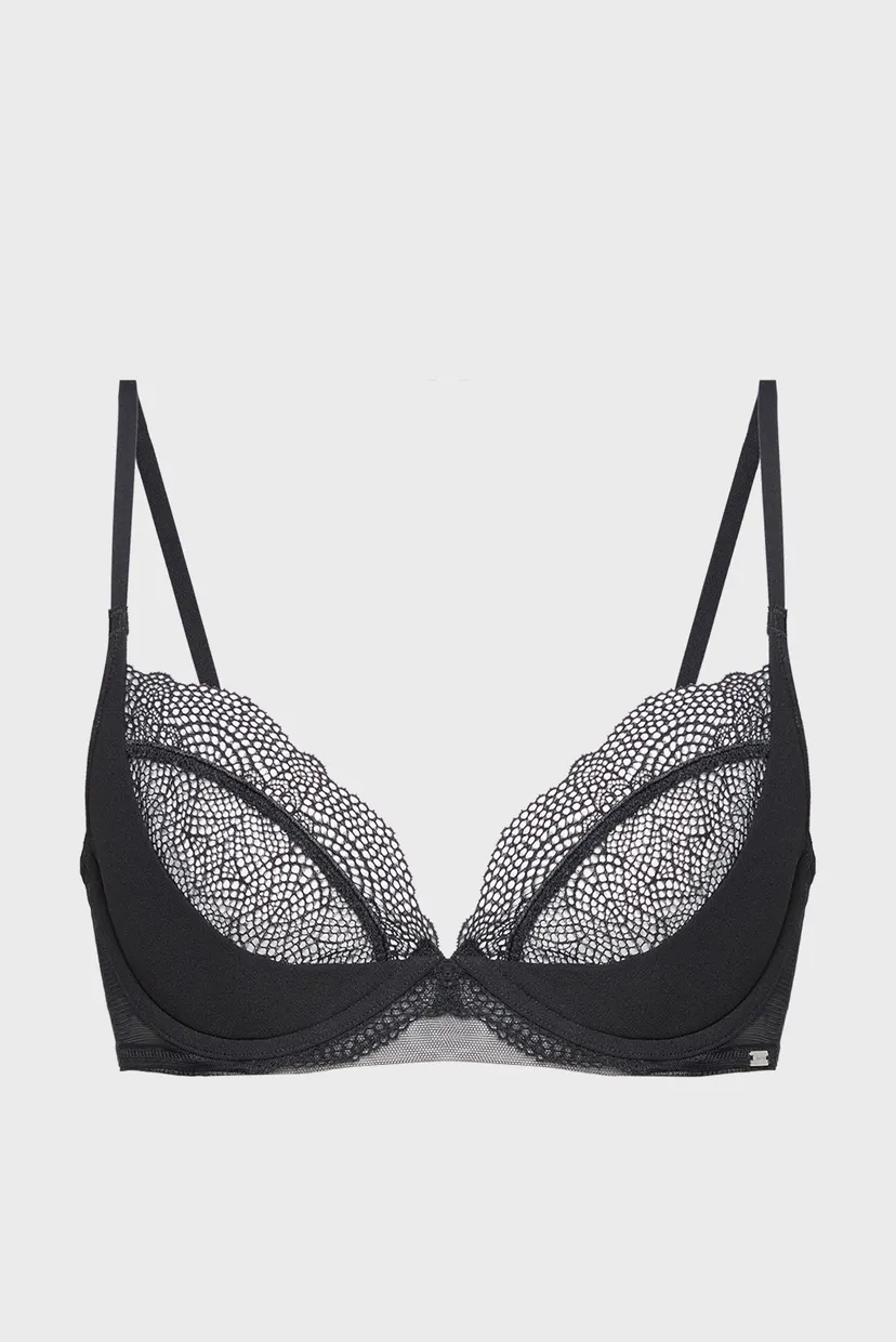 Женский черный бюстгальтер UNLINED PLUNGE 7