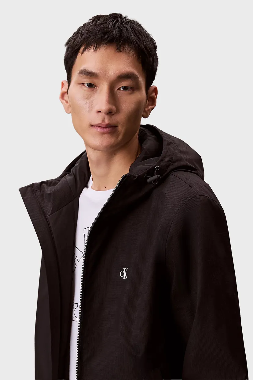 Мужская черная ветровка RIPSTOP HARRINGTON 5