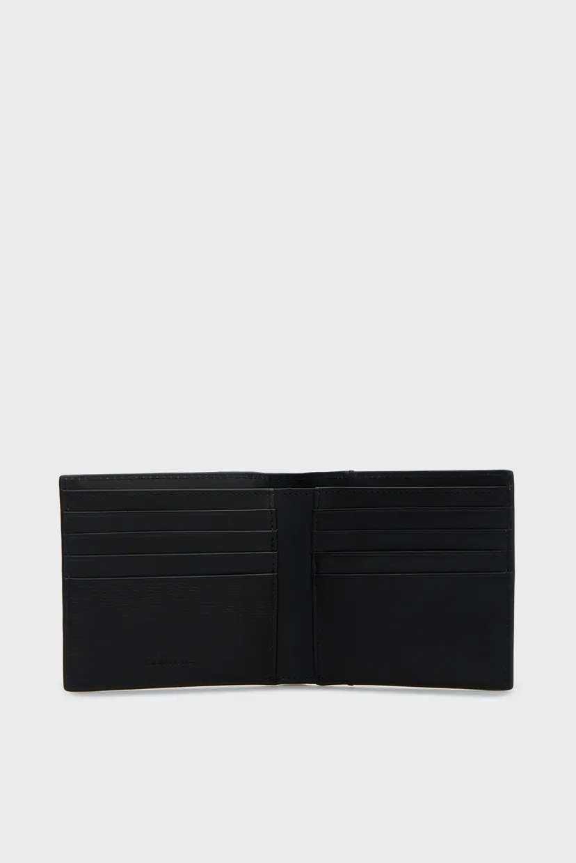 Чоловічий чорний шкіряний гаманець REFINED MIX BILLFOLD 4