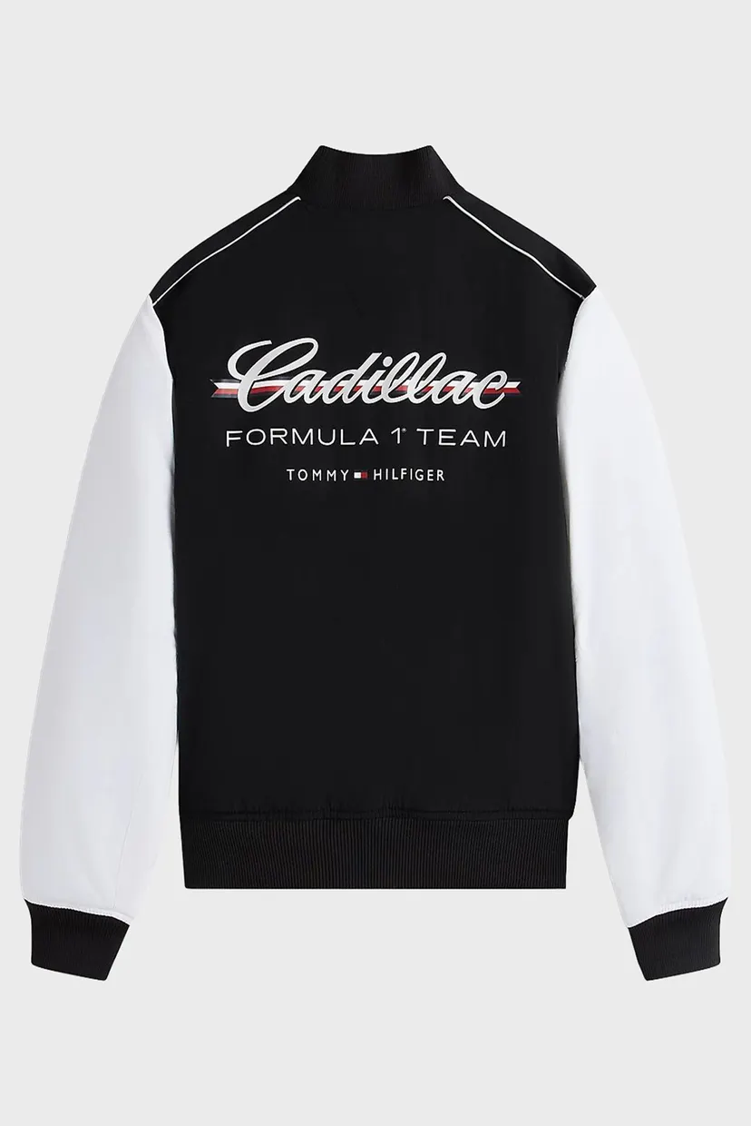Мужской черный бомбер TH x Cadillac Formula 1® Team 6