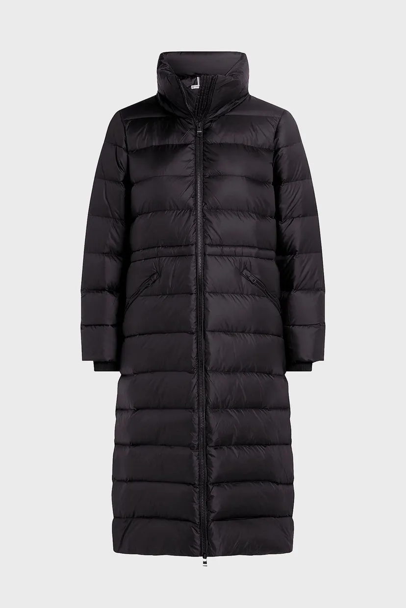 Жіночий чорний пуховик MW DOWN FUNNEL NK MAXI COAT 5