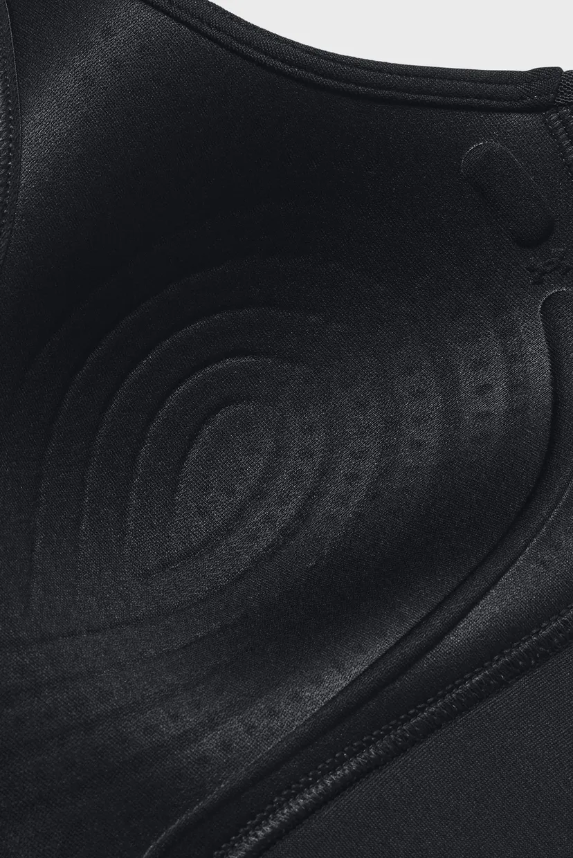Жіночий чорний топ UA Infinity Mid 2.0 Bra 6