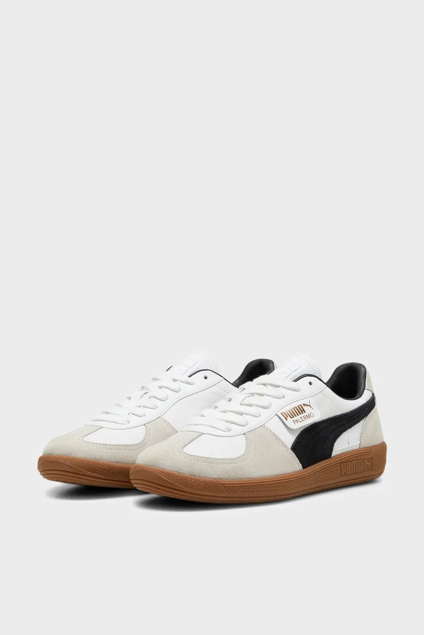 Білі шкіряні снікерси Palermo Lth Sneakers 3