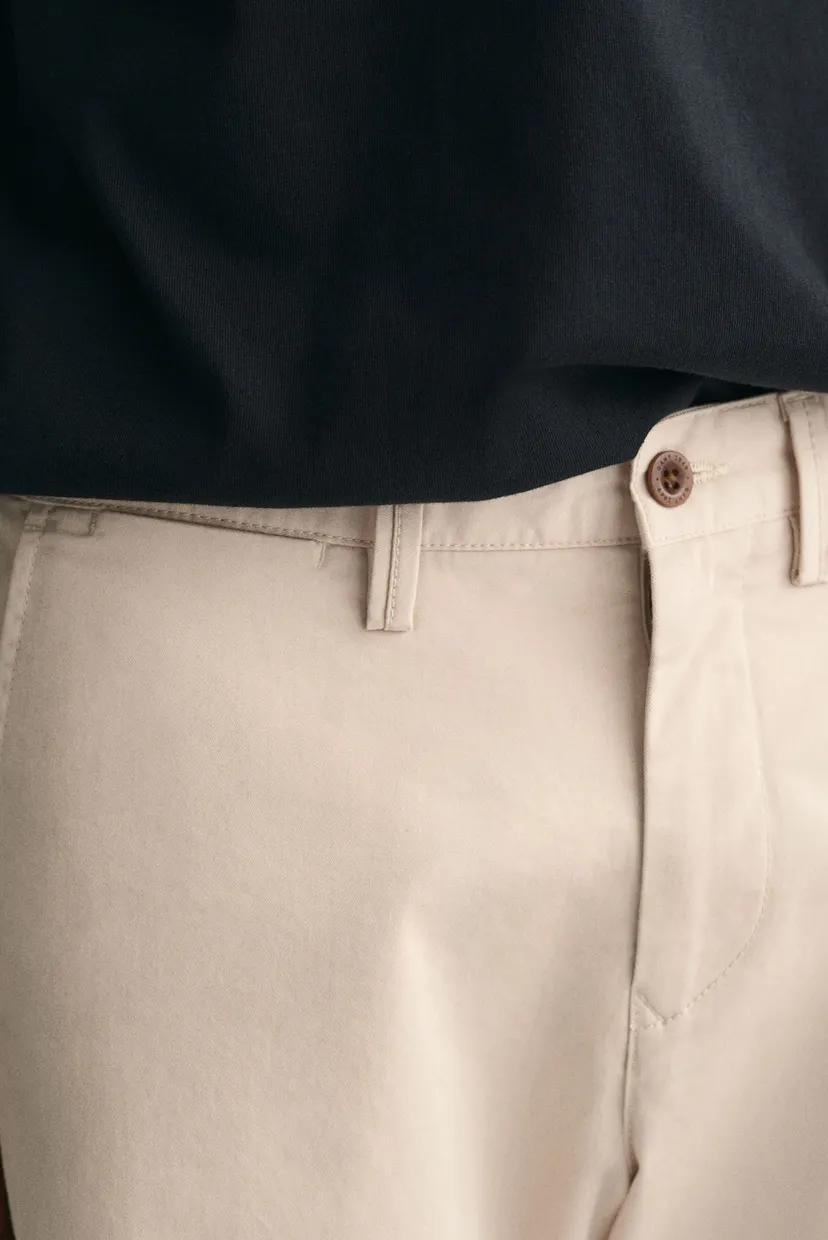 Мужские бежевые шорты SLIM TWILL 5