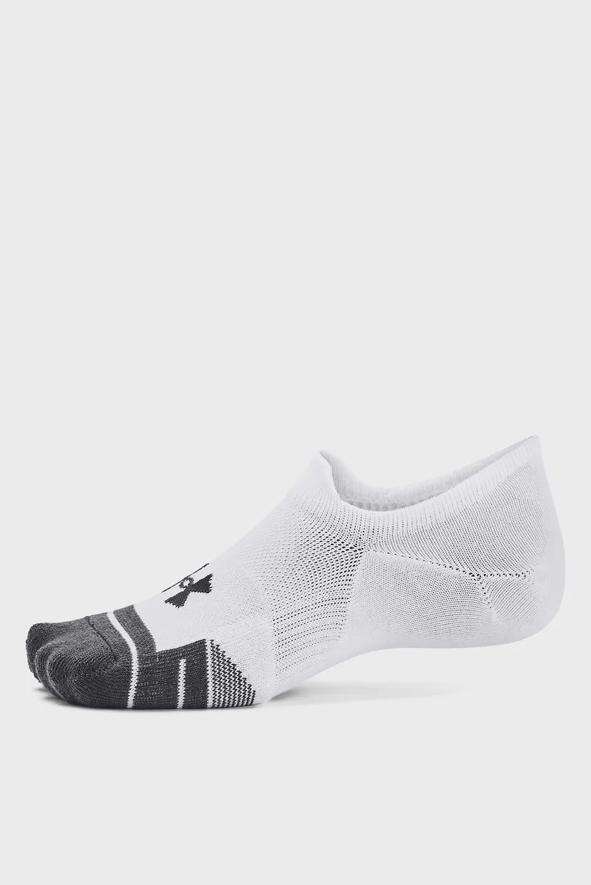 Белые носки (3 пары) UA Performance Tech 3pk ULT 3