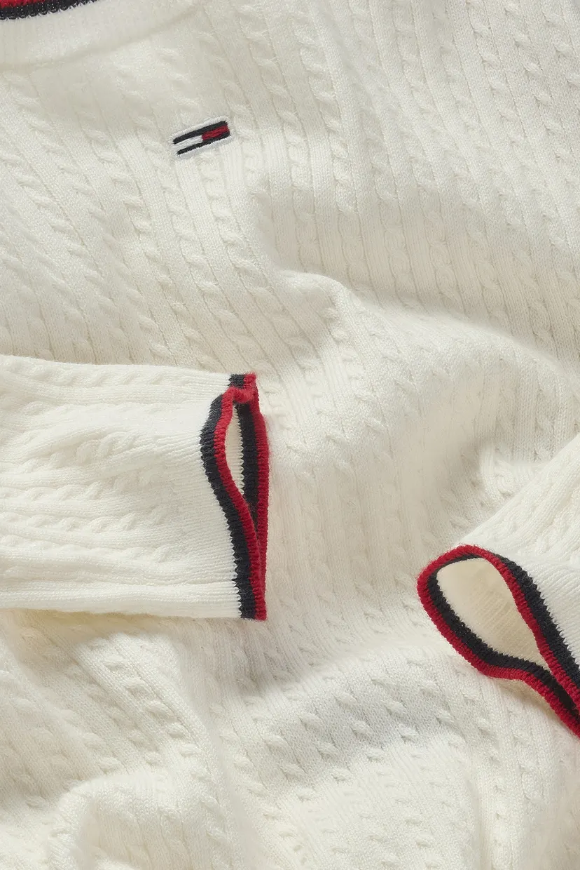 Жіноча біла сукня TJW F&F CABLE SWEATER DRESS 4