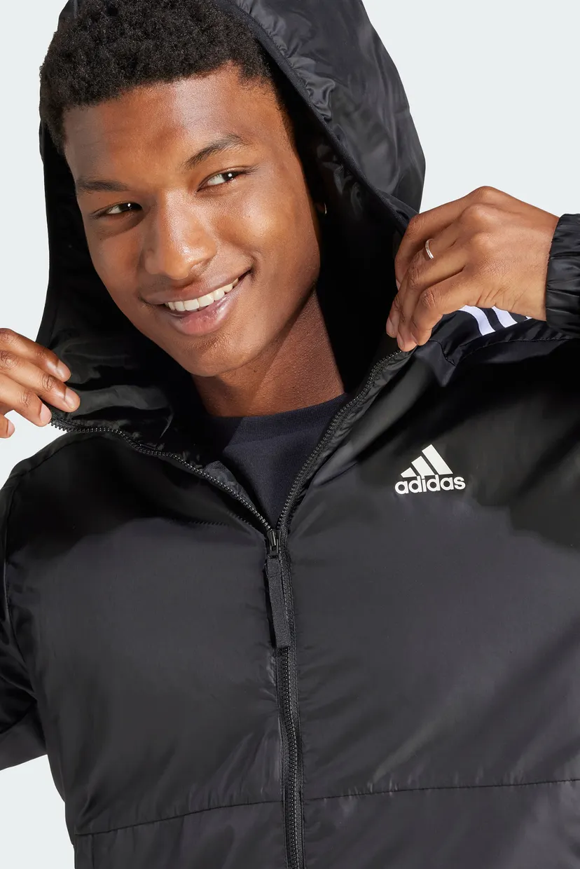 Чоловіча чорна куртка Essentials 3-Stripes Insulated 5