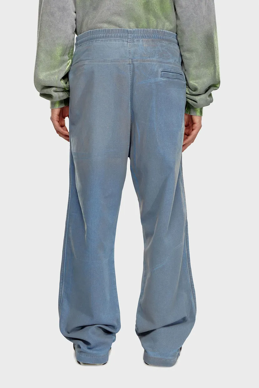 Голубые брюки D-MARTIANS-S TRACK Sweat jeans (унисекс) 4