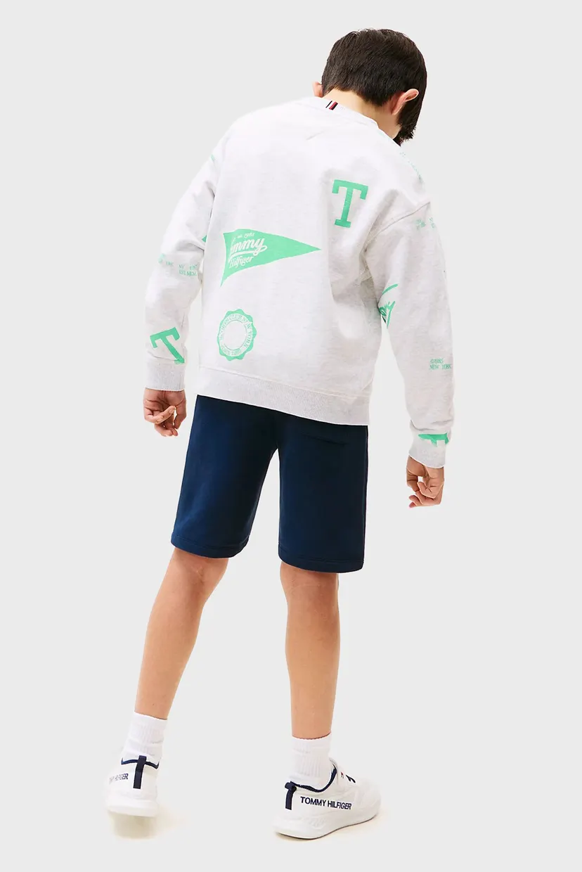 Дитячий сірий світшот ALL OVER PRINTED 3