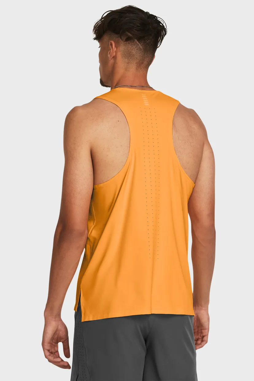 Чоловіча помаранчева майка UA LAUNCH ELITE SINGLET 3