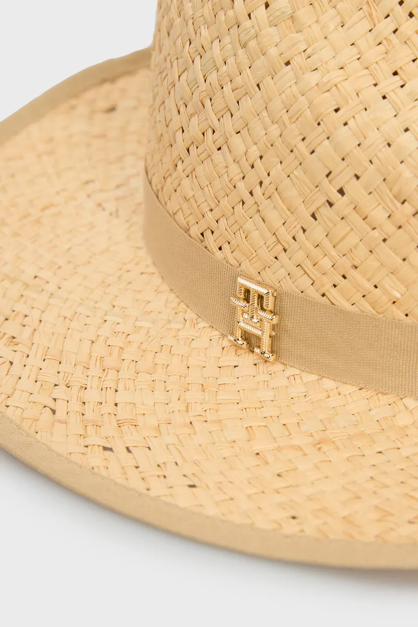 Жіночий бежевий капелюх PREMIUM BEACH FEDORA 4