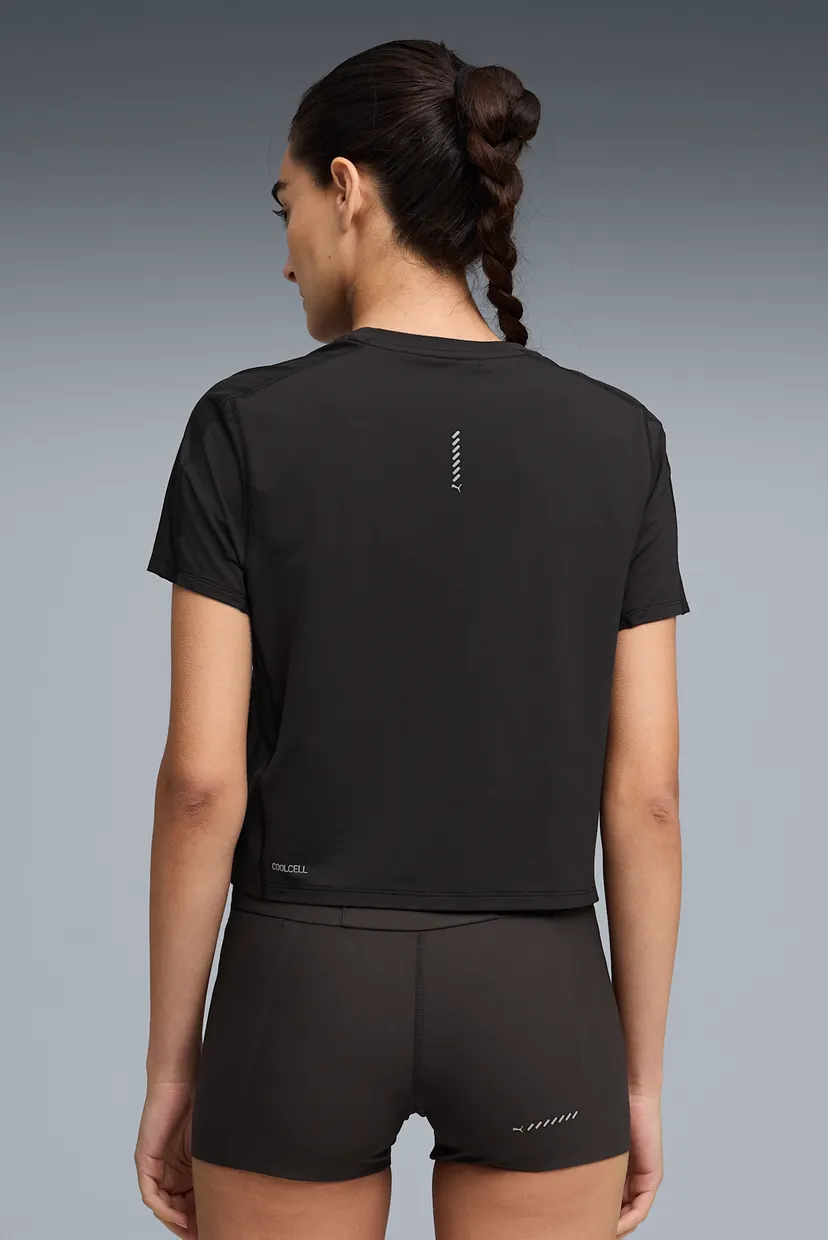 Жіноча чорна футболка Run coolCELL Boxy Tee Women 3