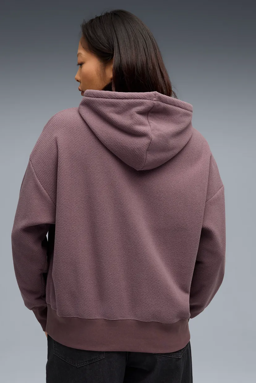 Женское бордовое худи HER Oversized Winterized Hoodie Women 3