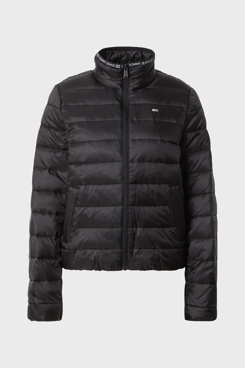 Жіночий чорний пуховик TJW QUILTED ZIP THROUGH 5