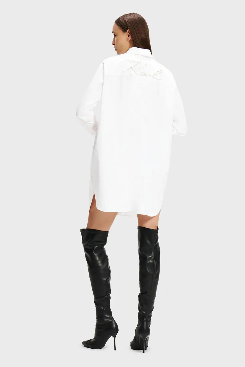 Жіноча біла сукня PEARL EMBELLISHED TUNIC 3